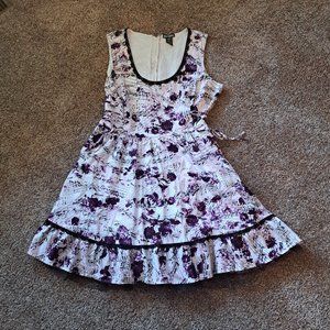 Hot Topic purple and White music 🎶 note dress.